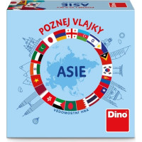 Dino Cestovná hra Poznaj vlajky - Ázia