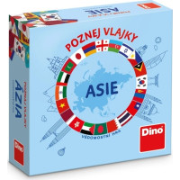 Dino Cestovná hra Poznaj vlajky - Ázia