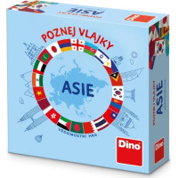 Dino Cestovná hra Poznaj vlajky - Ázia