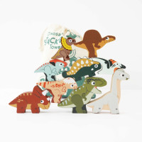 Le Toy Van Skladacia veža Dinosaury