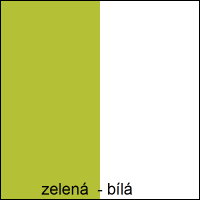 Regál FUTBAL - TYP E, farba zelená / biela
