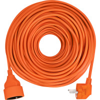 Solight predlžovací prívod - spojka, 1 zásuvka, 25m, 3 x 1,5mm2, oranžová