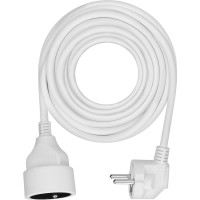 Solight predlžovací prívod - spojka, 1 zásuvka, 7m, 3 x 1mm2, biela