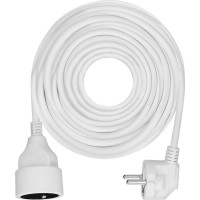 Solight predlžovací prívod - spojka, 1 zásuvka, 10m, 3 x 1mm2, biela