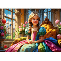 ALIPSON Puzzle Princezná na tróne 500 dielikov