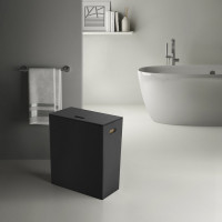 Gedy LUXURY kôš na bielizeň 49, 5x61, 8x29cm, čierna 103714