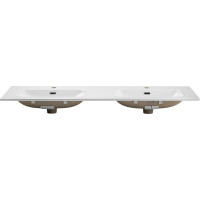 Keramické umývadlo FLY Double 140 cm DP - biele