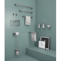 Gedy PIRENEI držiak uterákov, gun metal PI7081