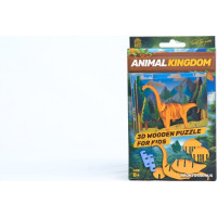 EscapeWelt 3D drevené puzzle Brontosaurus
