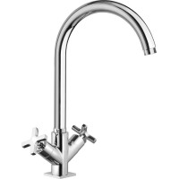 Sapho TRAX stojanková drezová batéria, chróm 619