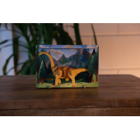 EscapeWelt 3D drevené puzzle Brontosaurus
