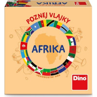 Dino Cestovná hra Poznaj vlajky - Afrika