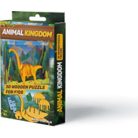 EscapeWelt 3D drevené puzzle Brontosaurus