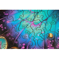EscapeWelt Drevené puzzle Motýľ 300 dielikov
