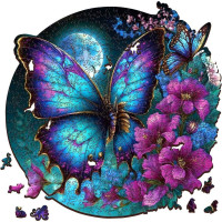 EscapeWelt Drevené puzzle Motýľ 300 dielikov