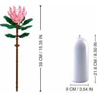 Sluban Flowers M38-B1101-03 Protea veľká vo váze