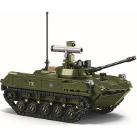 Sluban Model Bricks M38-B1250 Tank BMD-2S v mierke 1:35