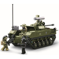 Sluban Model Bricks M38-B1250 Tank BMD-2S v mierke 1:35