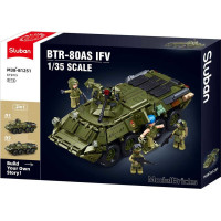 Sluban Model Bricks M38-B1251 Tank BTR-80AS IFV v mierke 1:35