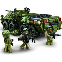 Sluban Model Bricks M38-B1251 Tank BTR-80AS IFV v mierke 1:35