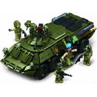 Sluban Model Bricks M38-B1251 Tank BTR-80AS IFV v mierke 1:35