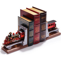 RoboTime 3D skladačka Zarážka na knihy Historický parný vlak