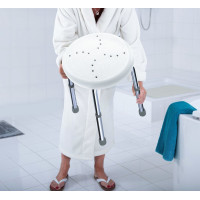 Ridder HANDICAP kúpeľňová stolička, priemer 45cm, biela A170101