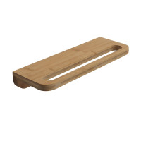 Gedy HIMALAYA polička s držiakom uterákov 400x145mm, bambus HY19