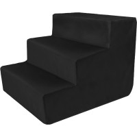Schodíky pre psa 42 cm - čierne