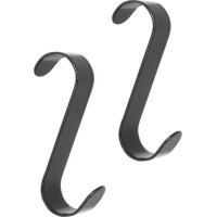 Háčik na vykurovacie telesá KALA - 2 ks - čierny