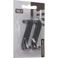 Háčik na vykurovacie telesá KALA - 2 ks - čierny