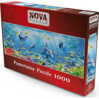NOVA Panoramatické puzzle V hlbinách mora 1000 dielikov