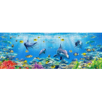 NOVA Panoramatické puzzle V hlbinách mora 1000 dielikov