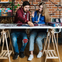 TREFL Puzzle Premium Plus Fantasy Collection: Orientálny drak 1000 dielikov