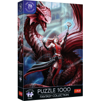 TREFL Puzzle Premium Plus Fantasy Collection: Šarlátový mág 1000 dielikov