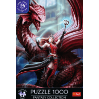 TREFL Puzzle Premium Plus Fantasy Collection: Šarlátový mág 1000 dielikov
