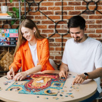 TREFL Puzzle Premium Plus Magic Collection: Mačkománia 1000 dielikov