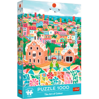 TREFL Puzzle Premium Plus Art of Colour: Barelona, Španielsko 1000 dielikov