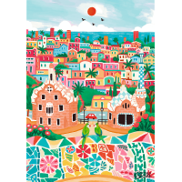 TREFL Puzzle Premium Plus Art of Colour: Barelona, Španielsko 1000 dielikov