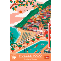 TREFL Puzzle Premium Plus Art of Colour: Positano, Taliansko 1000 dielikov