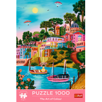 TREFL Puzzle Premium Plus Art of Colour: Syros, Grécko 1000 dielikov