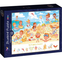 BLUEBIRD Puzzle s hľadaním obrázkov Na pláži 104 dielikov