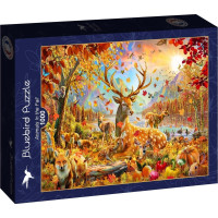 BLUEBIRD Puzzle Zvieratká na jeseň 1000 dielikov