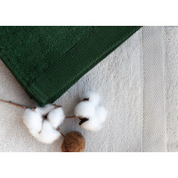 Bavlnený uterák MISTY - 50x100 cm - 450g/m2 - fľaškovo zelený