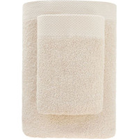 Bavlnený uterák BOHO - 50x90 cm - 500g/m2 - krémový