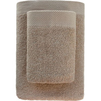 Bavlnený uterák BOHO - 50x90 cm - 500g/m2 - béžový