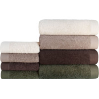 Bavlnený uterák BOHO - 70x140 cm - 500g/m2 - zelený