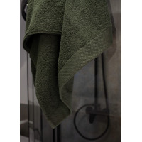 Bavlnený uterák BOHO - 70x140 cm - 500g/m2 - zelený
