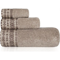 Bavlnený uterák DARIUS - 50x90 cm - 500g/m2 - hnedý