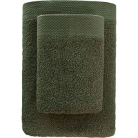 Bavlnený uterák BOHO - 70x140 cm - 500g/m2 - zelený